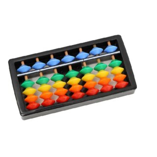 On voit un bouler avec cadre noir et rangées de boules colorées (bleu, vert, jaune orange, rouge)