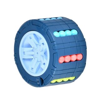 Cylindre 3D forme de roue jeu de logique à billes