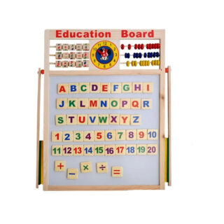Tableau avec des magnets chiffres et lettes