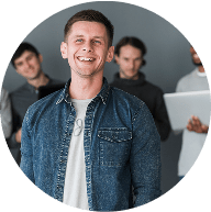 Accueil client satisfait 1 min